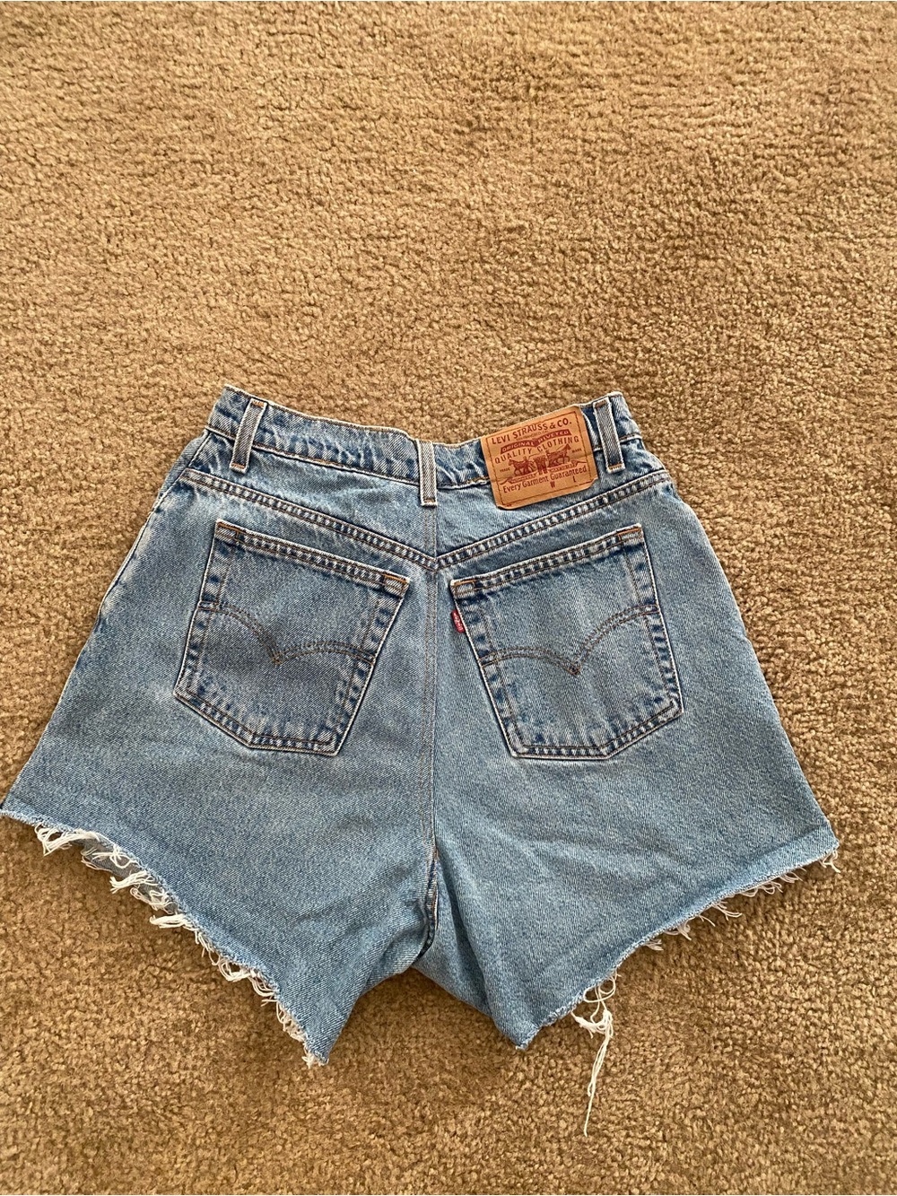 Levi's High-Waist Cutoff Denim Shorts 28/29